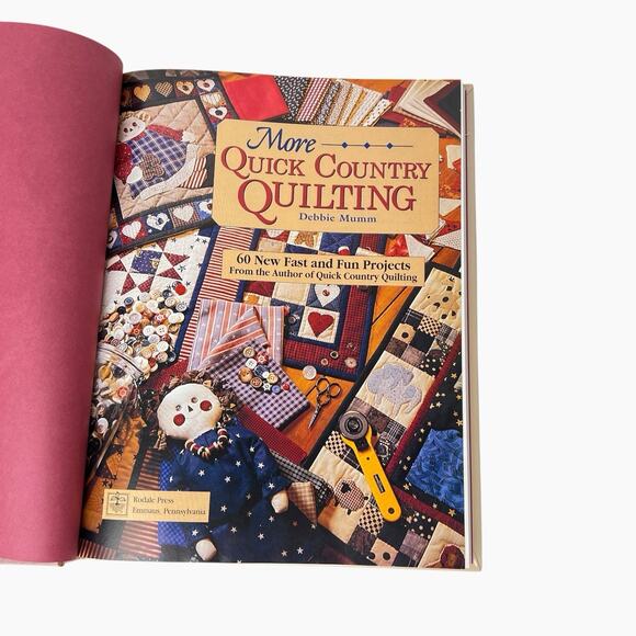 Vintage Hardback More Quick Country Quilting Mumm 1994 60 New Creative Projects - Picture 6 of 16